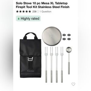 Solo 10 pc Mesa Firepit Kit